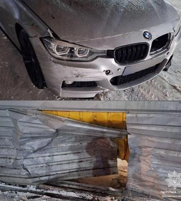 У Полтаві кермувальник протаранив стіну ТРЦ Екватор