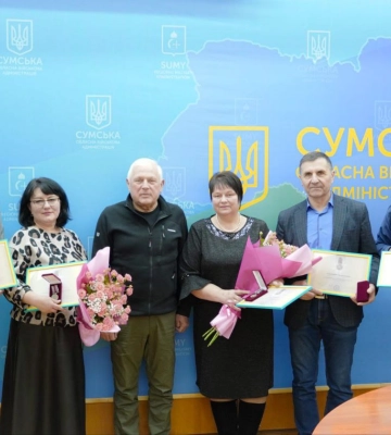 Керівників громад Сумщини відзначили державними нагородами