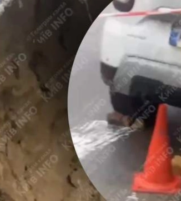 В одному з районів Києва стався порив труби: чотири будинки без води, рух транспорту обмежено
