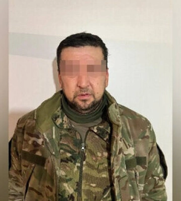 Нацгвардія України взяла в полон громадянина Узбекистану на Запорізькому напрямку