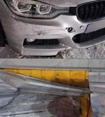 У Полтаві склали протокол на водія BMW, що вʼїхав у стіну ТРЦ "Екватор"