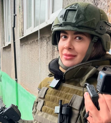 Раміна Есхакзай потрапила під обстріл під час зйомок на Донеччині