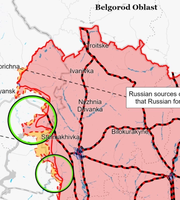 Россияне расширяют плацдарм вдоль Оскола на юге от Двуречной – ISW