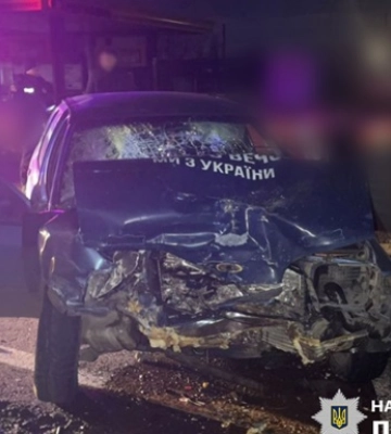 На Одещині на блокпосту зіткнулися два авто, четверо постраждалих