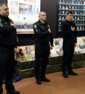 У Черкасах відкрили експозицію пам’яті загиблих під час війни поліцейських