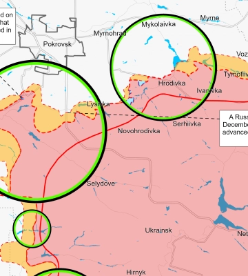 Украинские войска отбили у россиян позиции под Покровском – ISW