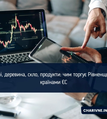 Меблі, деревина, скло, продукти: чим торгує Рівненщина з країнами ЄС