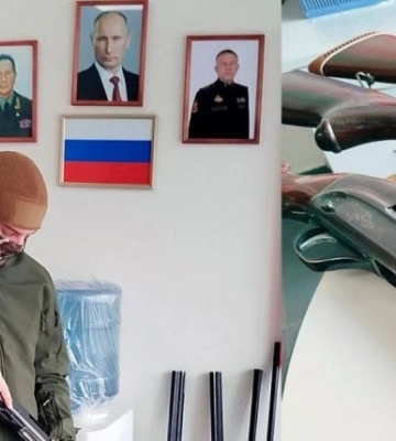 Оккупанты в Мелитополе устроили акцию - просят у мирных жителей оружие для нужд "сво" (скрин)
