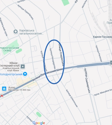 На вулиці Кандаурова до кінця січня обмежений рух транспорту
