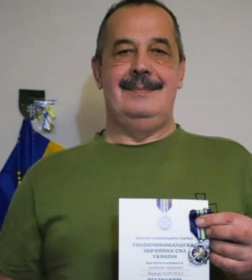 “За Сумлінну службу”: військовий з Прикарпаття отримав відзнаку від Головнокомандувача ЗСУ