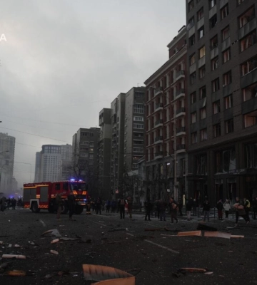 В Киеве есть погибший в результате ракетной атаки