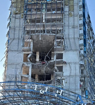 Ранкова атака на Київ: пошкоджено офіси Sense Bank, SD Capital і MacPаw