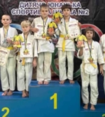 Юні дзюдоїсти Любомльщини стали чемпіонами на турнірі в Луцьку