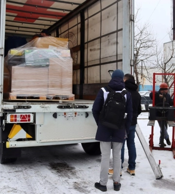 Сумський водоканал отримав черговий вантаж з обладнанням від благодійників
