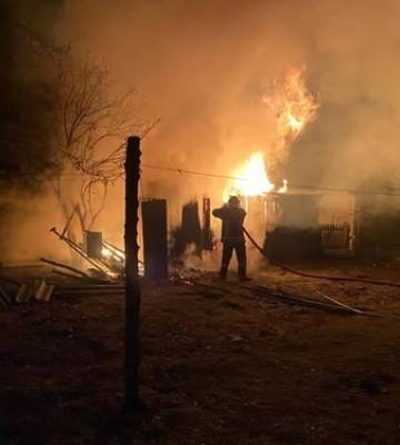 На Ковельщині три команди рятувальників годину гасили пожежу 