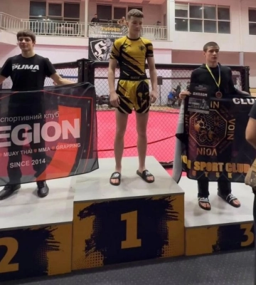 Юний спортсмен із Рівненщини став чемпіоном Всеукраїнського турніру зі змішаних єдиноборств MMA