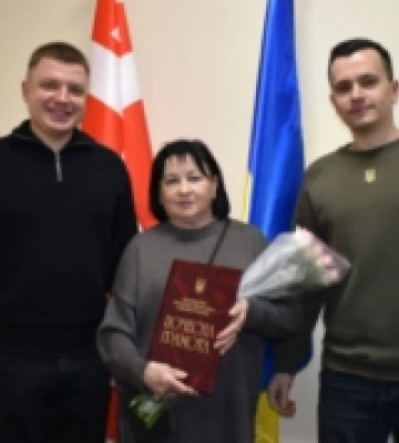 Почесною грамотою відзначили старшу тренерку Волині з художньої гімнастики