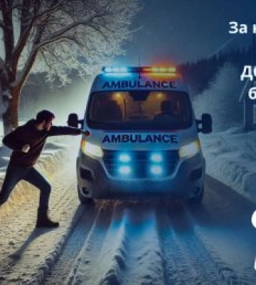 Неадекватний пацієнт відгамселив автомобіль швидкої