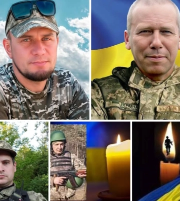 Ще пʼятьох військовиків провели на Рівненщині в останню дорогу