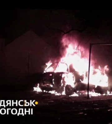 В оккупированном Бердянске взорван автомобиль главы оккупационного совета