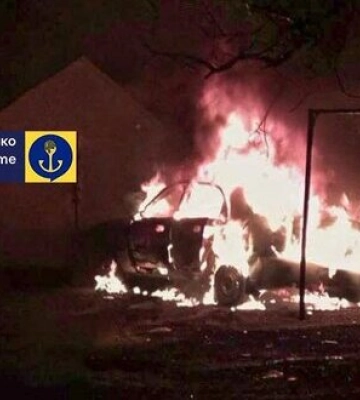 У Бердянську зранку вибухнула автівка. Ймовірно, намагались ліквідували голову окупаційної ради Нечета, - Андрющенко. ФОТО