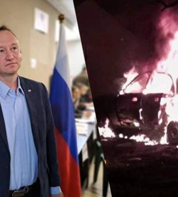 В Бердянске могли взорвать авто главы оккупационного совета
