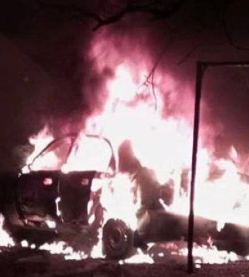 У Бердянську зранку вибухнула автівка. Ймовірно, намагались ліквідували голову окупаційної ради Нечета, - Андрющенко. ФОТО
