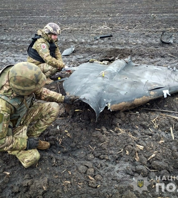 На Сумщині вибухотехніки поліції знешкодили бойову частину ворожого БПЛА