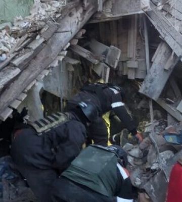 Журналістка Суспільного з місця влучання в житловий будинок в Кривому Розі
