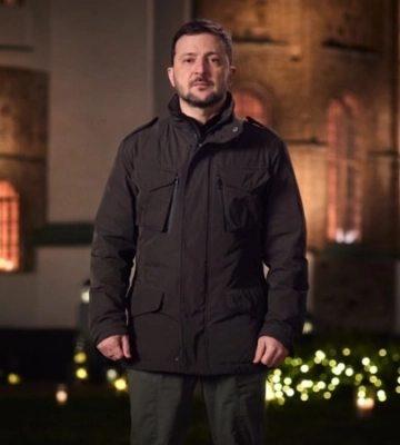 Зеленський у різдвяному привітанні нагадав про Покровськ, де жив автор «Щедрика»