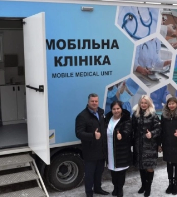 Дві громади Чернігівщини отримали від міжнародних партнерів мобільні клініки
