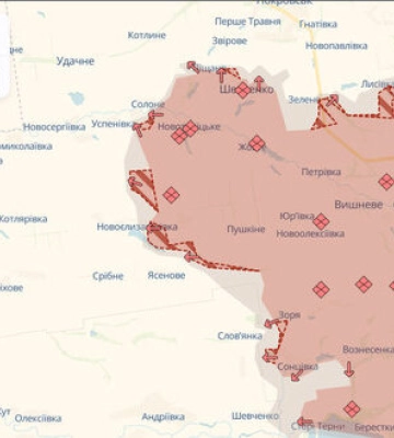 Ворог окупував Українку та просунувся біля 7 населених пунктів на Донеччині, - DeepState. КАРТА