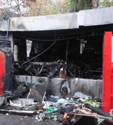 Обікрав та підпалив торгівельний кіоск - у Києві поліцейські затримали злодія