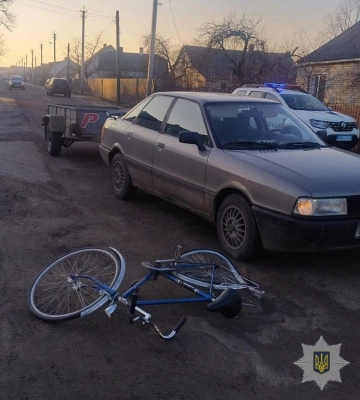На Волині в ДТП постраждала 65-річна велосипедистка, жінку госпіталізували