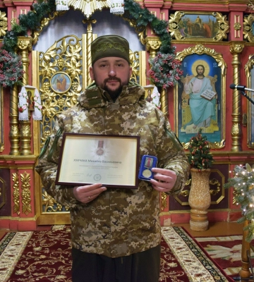 Боєць волинської бригади у 22 роки отримав нагороду з рук Президента