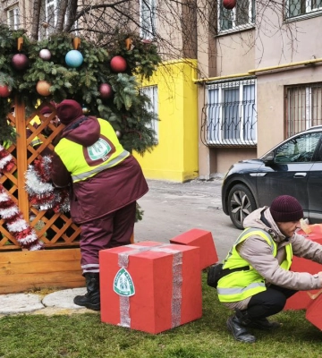Новая новогодняя фотозона появилась в Харькове – фото