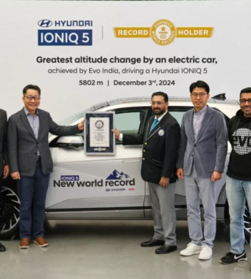 Hyundai Ioniq 5 встановила новий рекорд серед електромобілів
