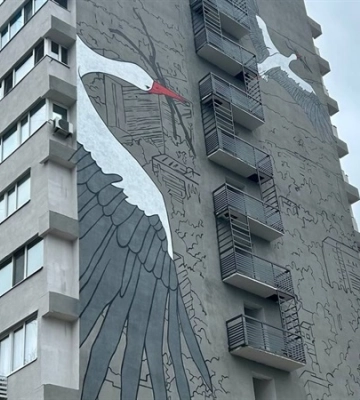 Арт-обʼєкт на відновленому після атаки РФ будинку: у Дніпрі міськрада, мешканці та благодійний фонд обʼєднались, аби створити&amp;hellip;