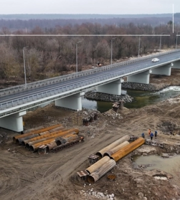 Відновили зруйнований у 2022 році міст на трасі Київ-Ковель-Ягодин