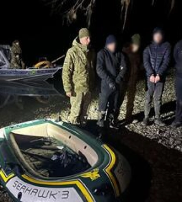 Житель Полтавщини на човні намагався потрапити до Молдови