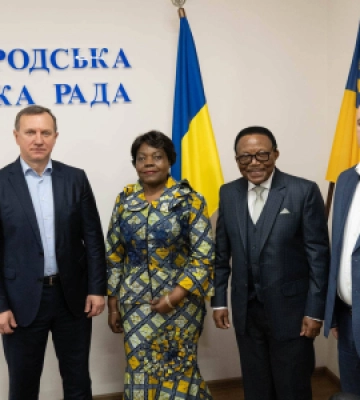 Із ознайомчим візитом Ужгородську міську раду відвідали дипломати Демократичної Республіки Конго