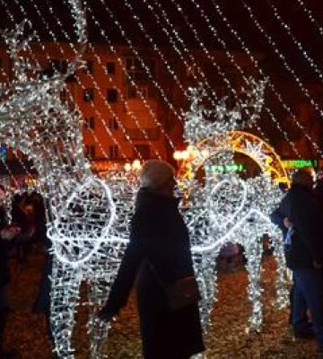 Історія головної ялинки Полтави з 2010 року у фотографіях ФОТО
