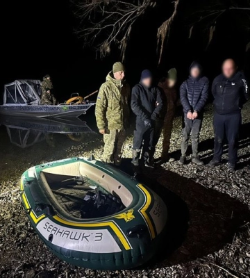 Житель Полтавщини на човні намагався потрапити до Молдови
