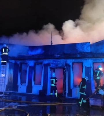 Пожежа в магазині будматеріалів у Світязі: що кажуть рятувальники 