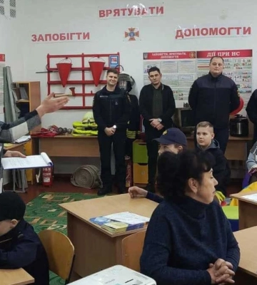 В одній з громад Херсонщини відкрили “Клас безпеки”