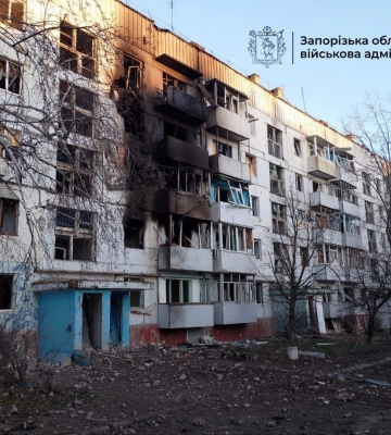 На Запоріжжі окупанти минулої доби обстріляли 9 населених пунктів, зафіксовано 494 вибухи, - голова ОВА