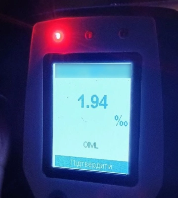 У Сумах вночі патрульні зупинили п’яного водія