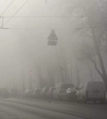 У Києві до кінця доби очікується туман, видимість - до 500 метрів