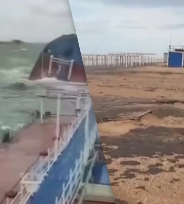 Катастрофа в Черном море: мазут от российских танкеров уже возле Крыма