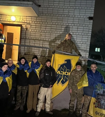 Украина вернула из российского плена 189 военных